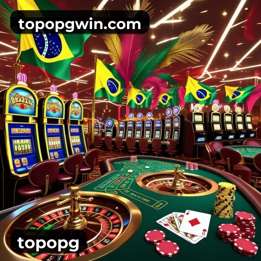 topopg bônus R$5.000 + 500 giros - Rollover 35x, prazo 30 dias, 38% taxa conversão
